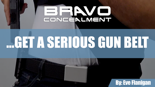 Serious about concealed carry? Get a serious gun belt.