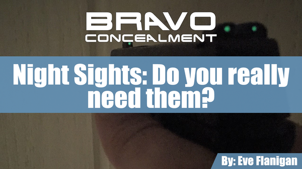 Night Sights: do you really need them?