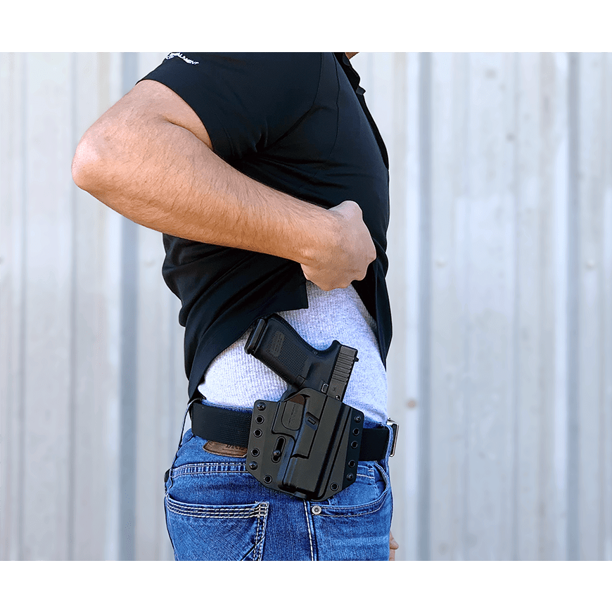 個人装備 Bravo Concealment OWB GLOCK w/ X300 Glock 19X Surefire X300 Ultra Holster | OWB Concealed Carry