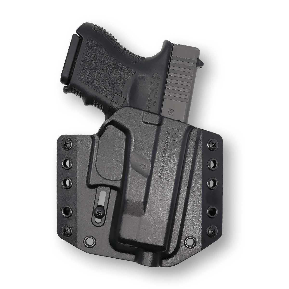 個人装備 Bravo Concealment OWB GLOCK Glock 19 Holster | OWB Concealed Carry Holster– Bravo