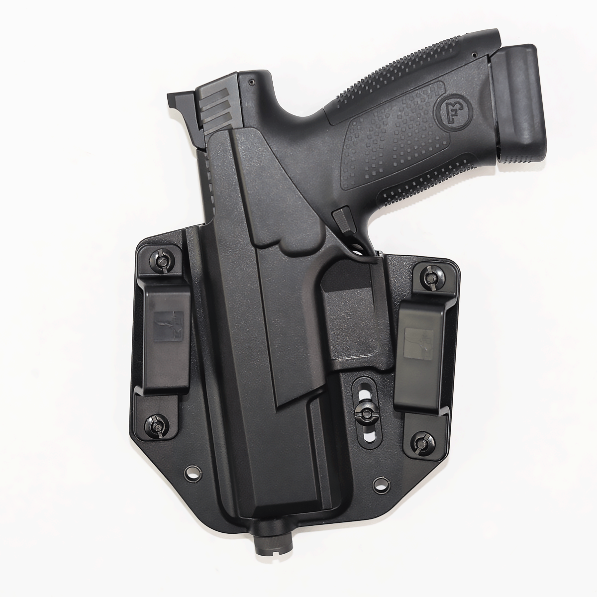 CZ P10c Gun Holster Combo OWB Concealed Carry Bravo Concealment