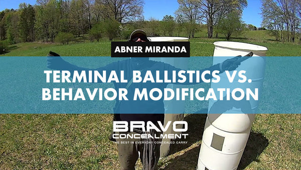 Terminal Ballistics Vs. Behavior Modification