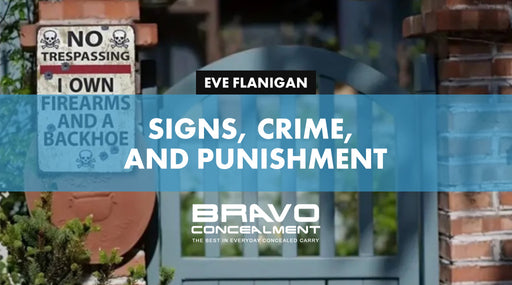 Signs, Crime, and Punishment: An Intersection of the First and Second Amendments