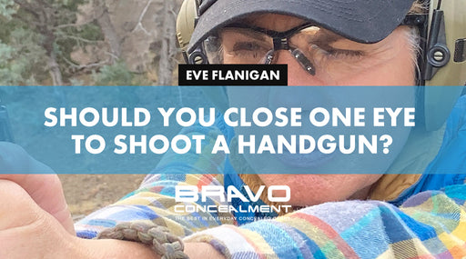 Should You Close One Eye to Shoot a Handgun?