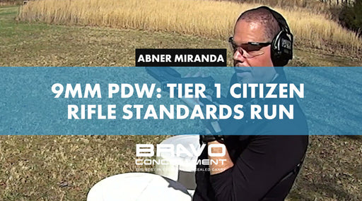 Running The Tier 1 Citizen Rifle Standards with a 9mm PDW