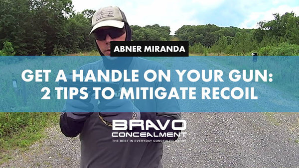 Get a Handle On Your Gun: 2 Tips To Mitigate Recoil