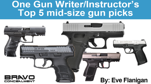 One Gun Writer/Instructor’s Top 5 mid-size gun picks