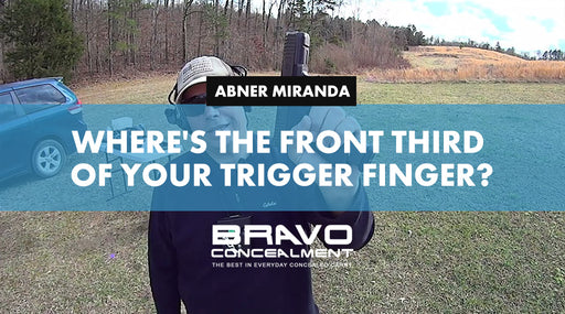 Where's The Front Third Of Your Trigger Finger?