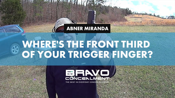 Where's The Front Third Of Your Trigger Finger?