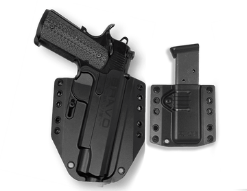 1911 Kimber 5" (non-rail) OWB Holster Combo