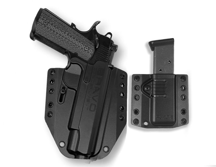 1911 Ruger 5" (rail) OWB Holster Combo