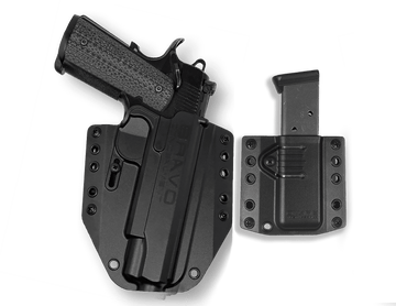 1911 Ruger 4.25" (non-rail) OWB Holster Combo