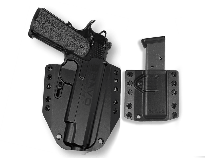 1911 Dan Wesson 5" (rail) OWB Holster Combo