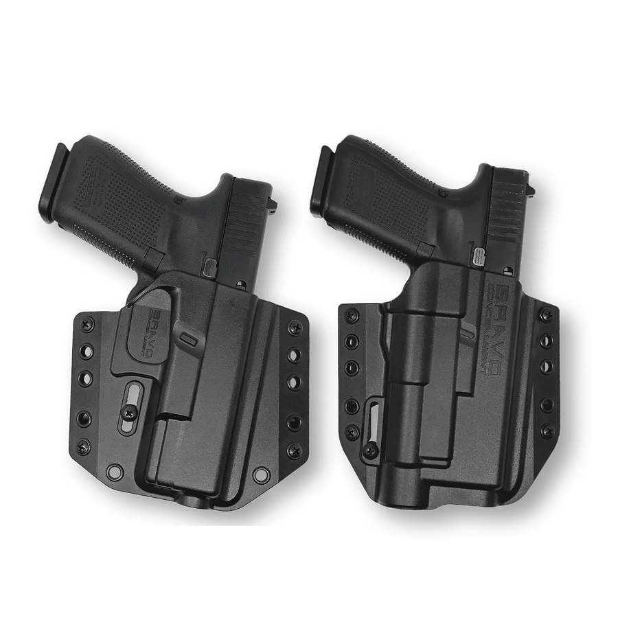 2 Gun Holster Bundle - BCA (OWB) - Bravo Concealment