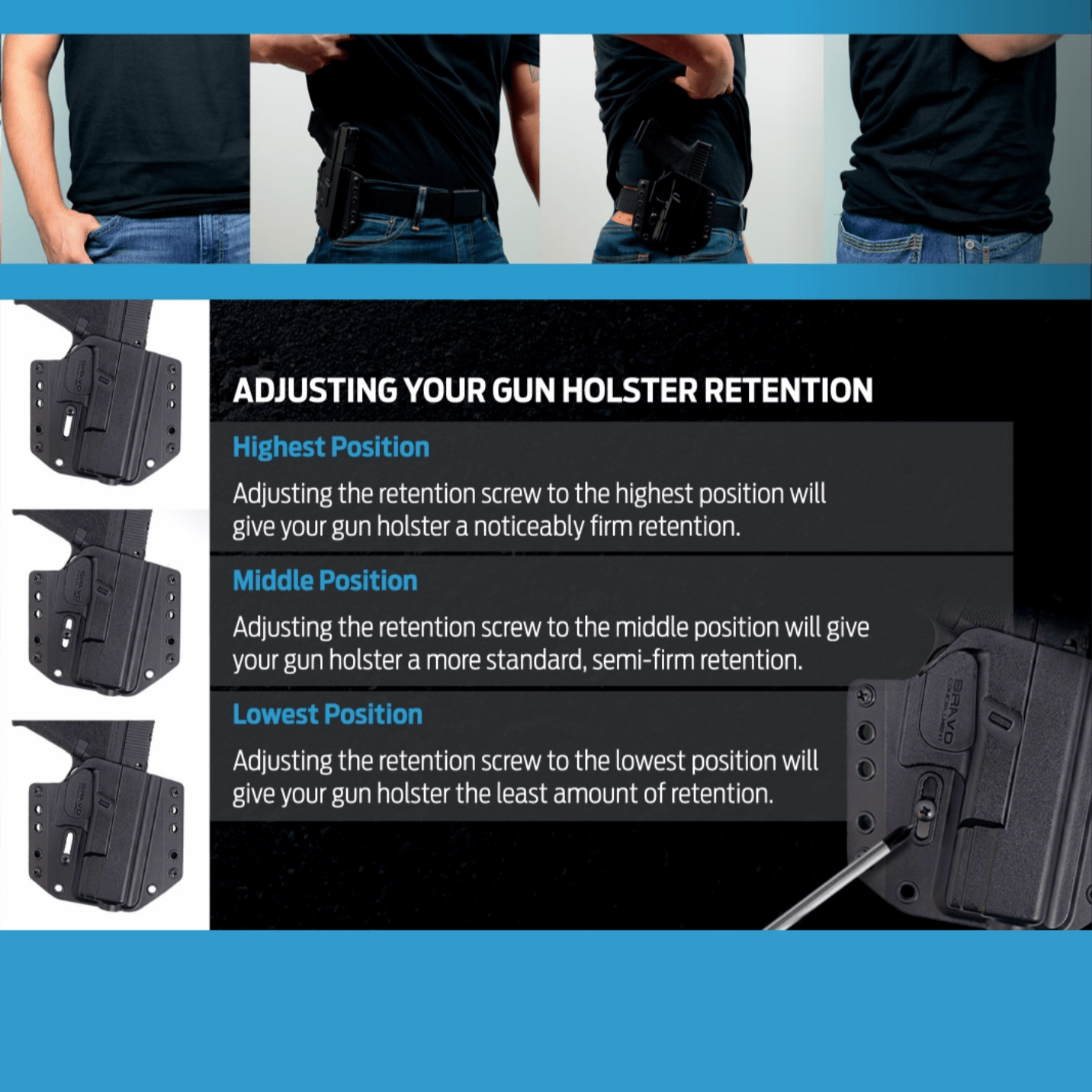 1911 Remington R1 Gun Holster Combo OWB Concealed Carry