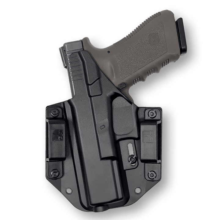 Glock 17 OWB BCA Gun Holster back view
