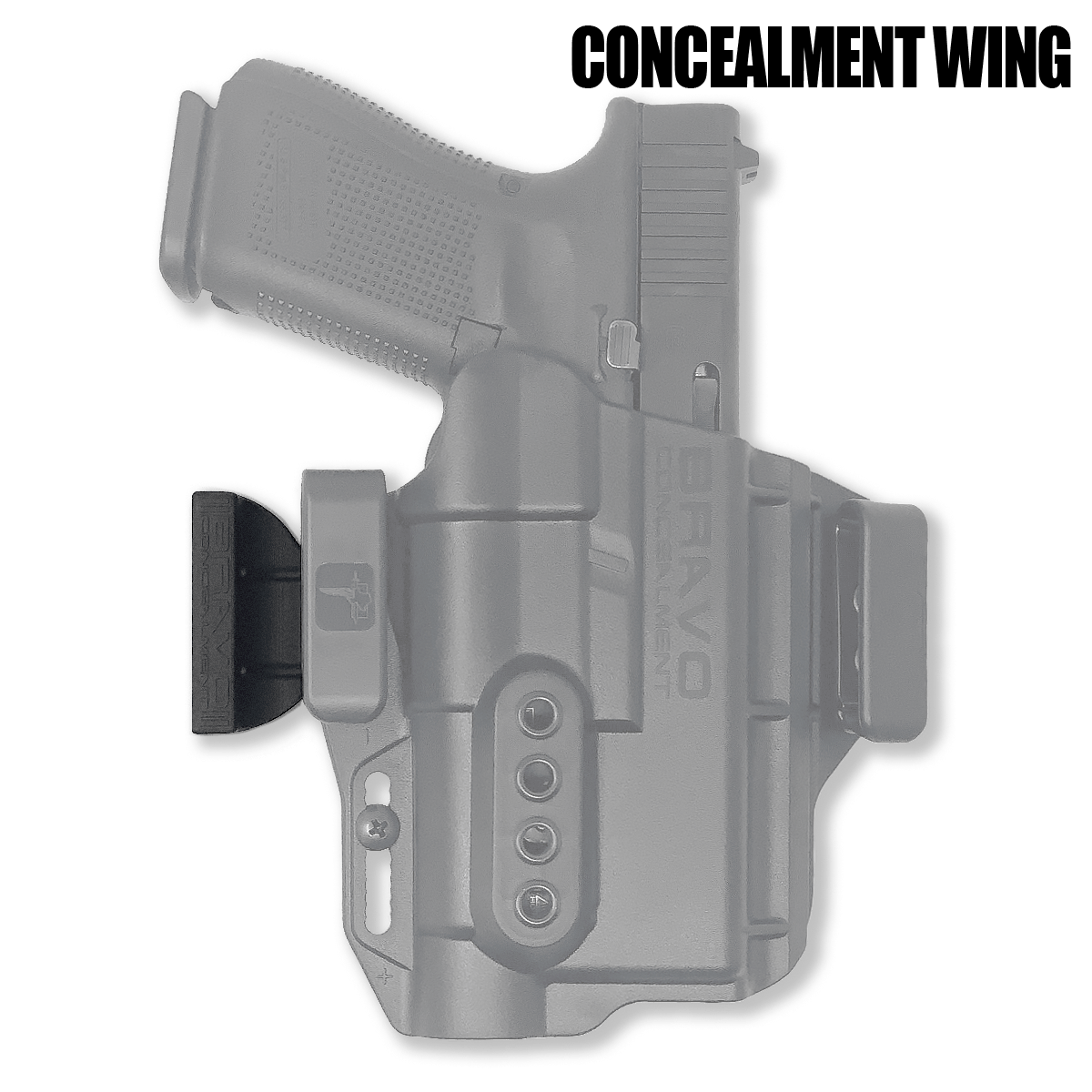 IWB Combo for Glock 19 MOS Surefire X300 U-B Torsion– Bravo IWB Combo for Glock 19 MOS Surefire X300 U-B Torsion– Bravo