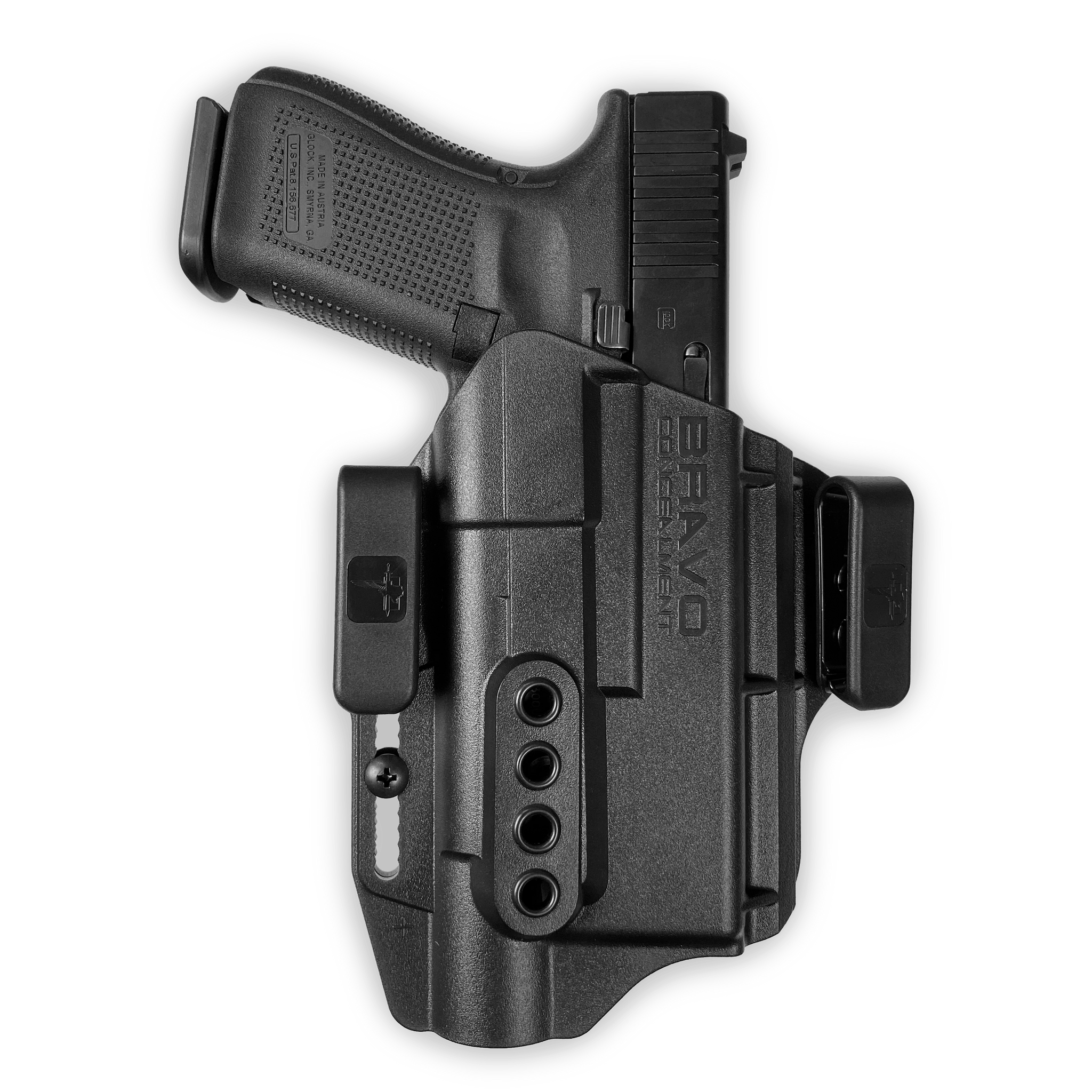 IWB Holster for Glock 17 MOS Surefire X300 Ultra Light Bearing Torsion–  Bravo Concealment