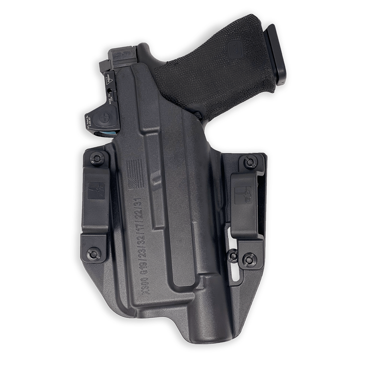 Glock 19/19x/23/32/44/45 OWB Kydex Holster