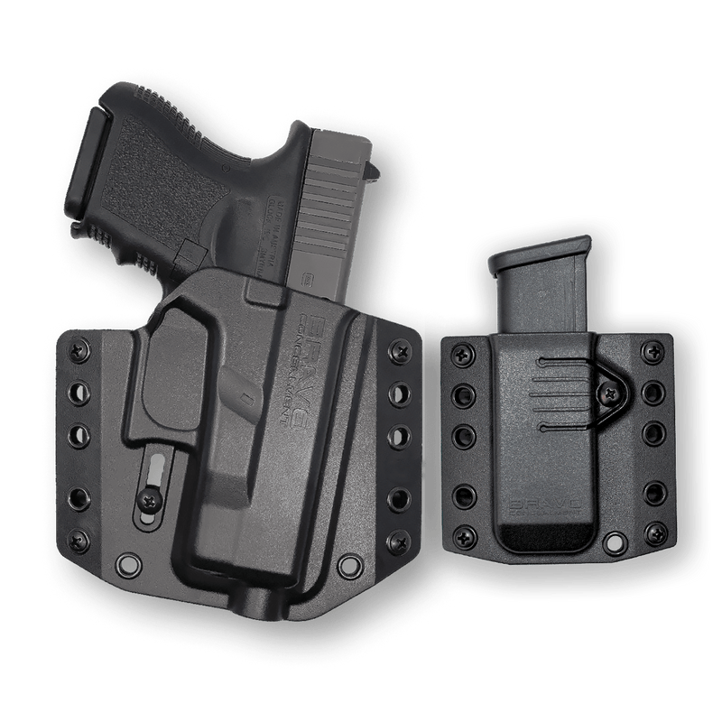 Glock 26 Gun Holster Combo | OWB Concealed Carry– Bravo Glock 26 Gun Holster Combo | OWB Concealed Carry– Bravo