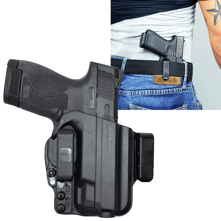 S&W M&P Shield 9 IWB Gun Holster - Bravo Concealment