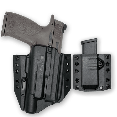 S&W M&P 40 2.0 (4") | Surefire X300 Ultra OWB Holster Combo - Bravo Concealment