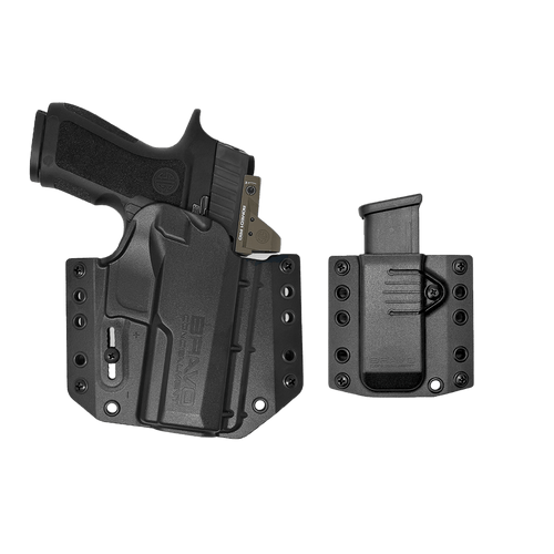 Sig Sauer P320 carry 9mm OWB Holster Combo - Bravo Concealment