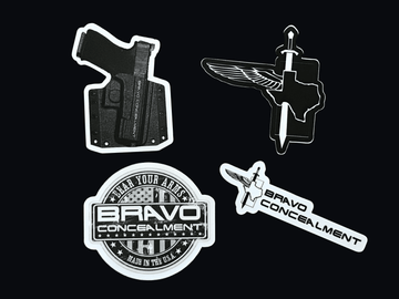Stickers - 4 pack - Bravo Concealment